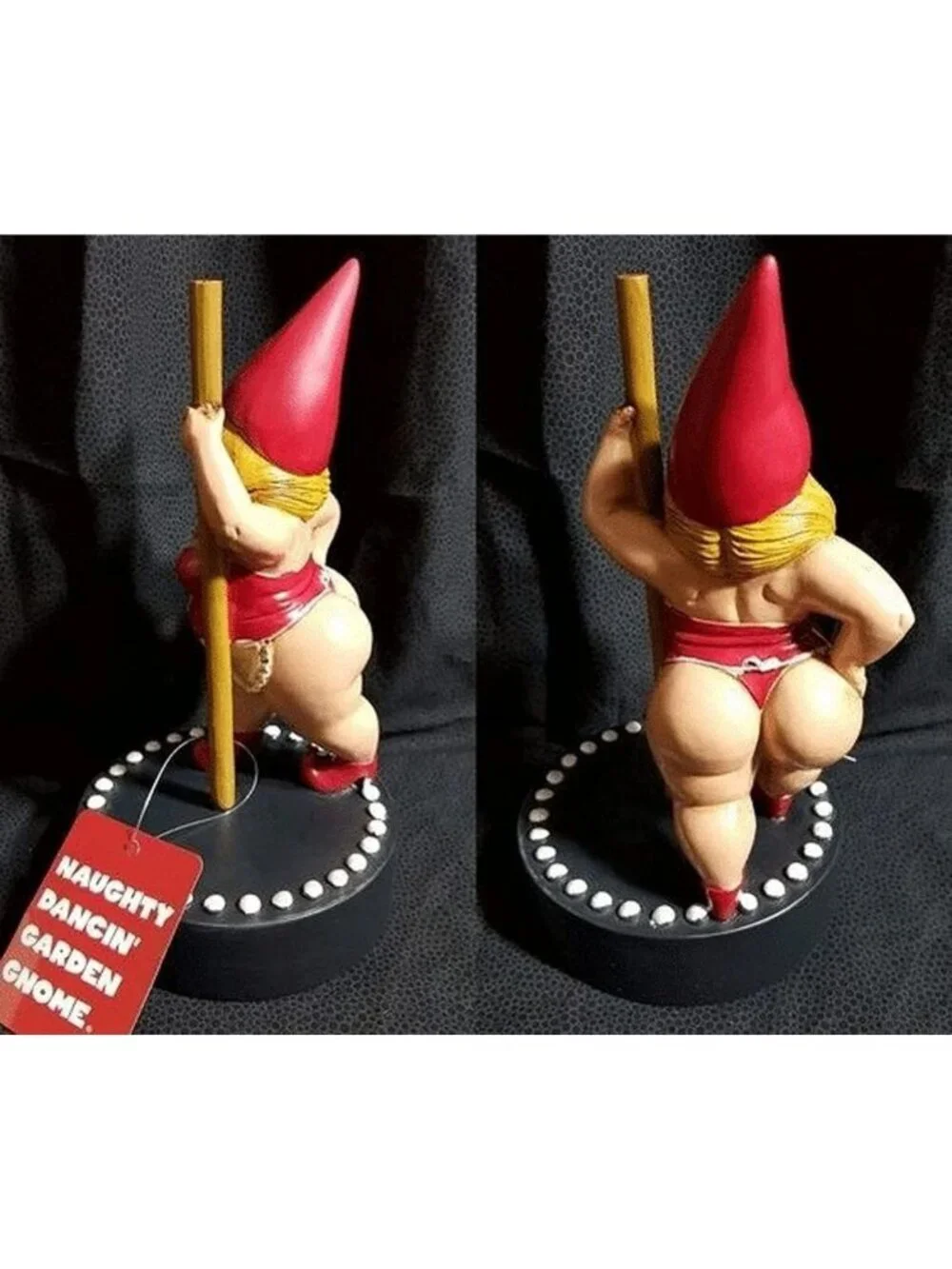 Funny Dancing Gnome Statue - Creative Indoor/Outdoor Garden Decor, Yard Art